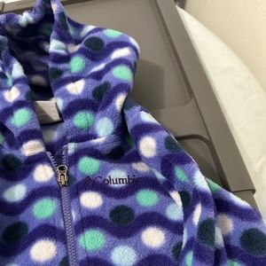 Columbia fleece bunting 6-12 month size